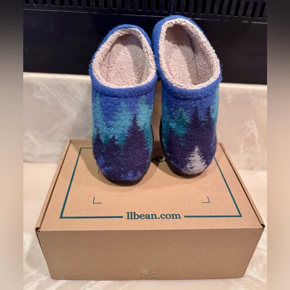 LL BEAN Women's Daybreak Scuffs, Motif - Size 9 - LIKE NEW - Picture 9 of 10